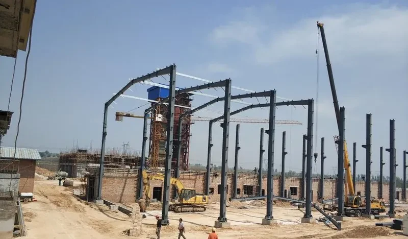 Paper mill construction site